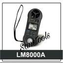 lutron lm-8000 anemometer hummidity light meter thermometer asli