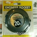 meteran tajima 20 meter pocket size / engineer pocket JAPAN