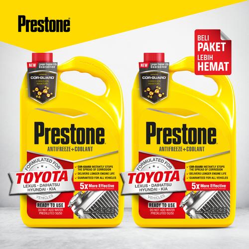Prestone COR-GUARD 50/50 Asian PINK Air RadiatorMobil x2