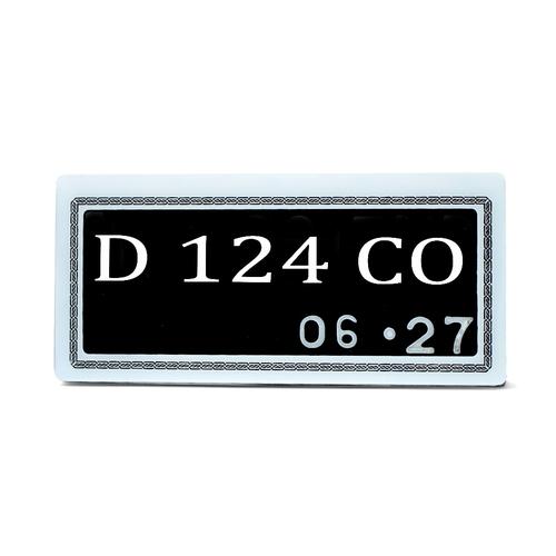 DRACCO tatakan plat nomor motor acrilic free baut awet premium aksesoris sepeda motor