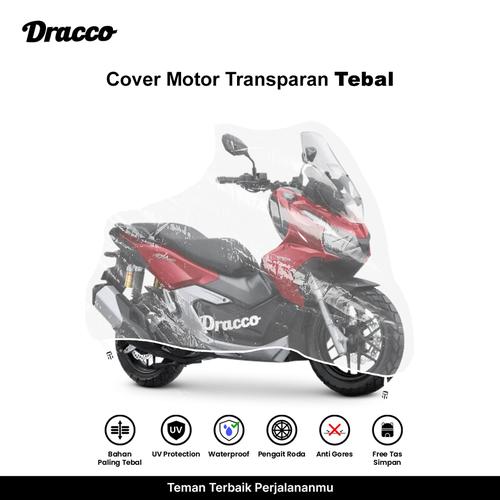 DRACCO cover motor Honda ADV 160 waterproof tebal transparan premium sarung motor