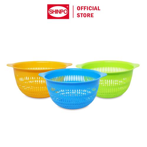 SHINPO Bakul / Wakul Bulat Plastik Diameter 30 CM Saringan Keranjang Fuji Round Basket Strainer BPA Free SPO-SIP-241L