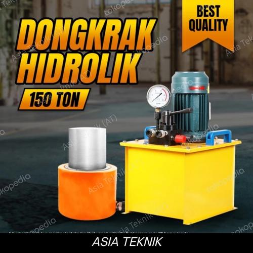 Dongkrak hidrolik elektrik 150 ton / hydraulic pump electric 150 ton