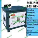 Bar Bending / Bar Bender maks 25 mm 1 phase Mesin Penekuk Beton Behel