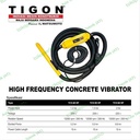 High Frequency Concrete Vibrator Tigon TCV40HF