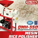 Mesin poles padi rice polisher ProQuip QMH350 kosongan