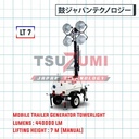 Light tower 4 x 1000 watt LT 7 Tsuzumi Japan Technology