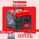 Semi Silent Inverter Koper Genset 1000 watt TG1500SSI RED