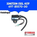 IGNITION COIL ASSY 697-85570-00 UNTUK MESIN TEMPEL YAMAHA 85PK 2TAK