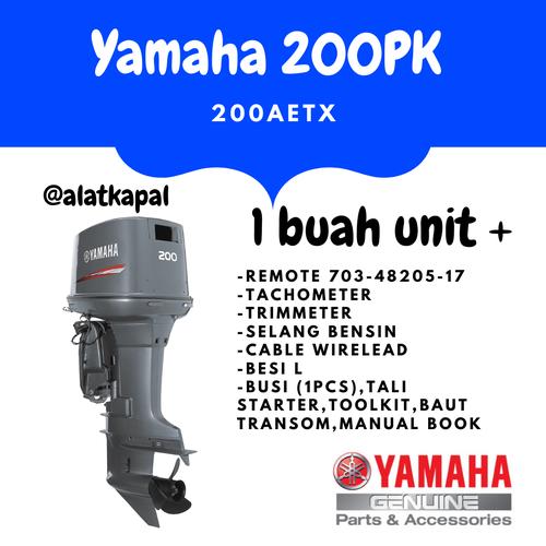 Mesin Tempel Yamaha 200AETX Motor Tempel 2 Tak 200 pk hp (deposit)