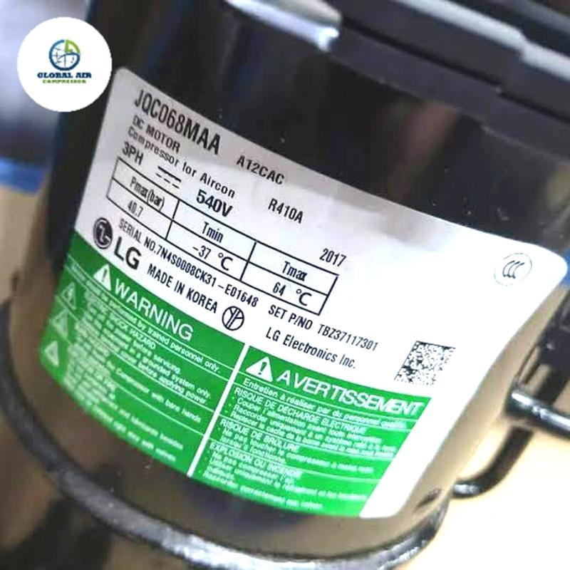 Compressor LG JQA068 / JQA068MAA R410A 3PH (INVERTER)