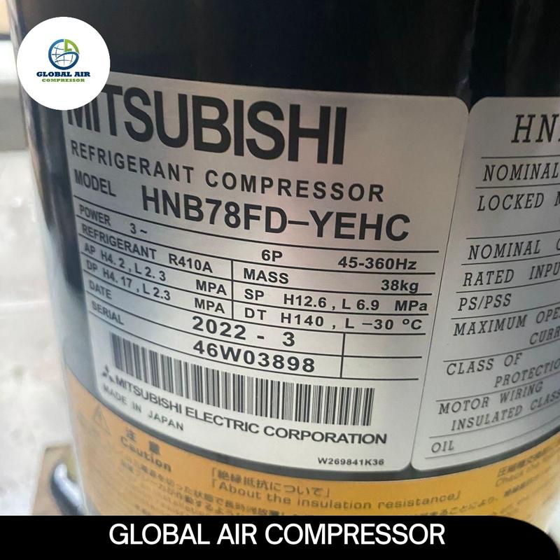 Compressor Mitsubishi HNB78FD / HNB78FD-YEHC R410A 3PH