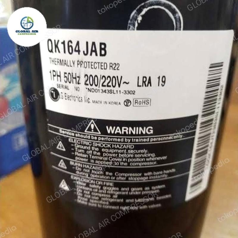 Compressor LG QK164 / QK164JAB 1PK R22 220V