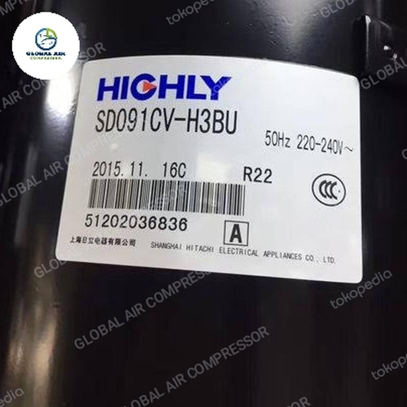 Compressor HIGHLY SD091 / SD091CV / SD091CV-H3BU R22 220V