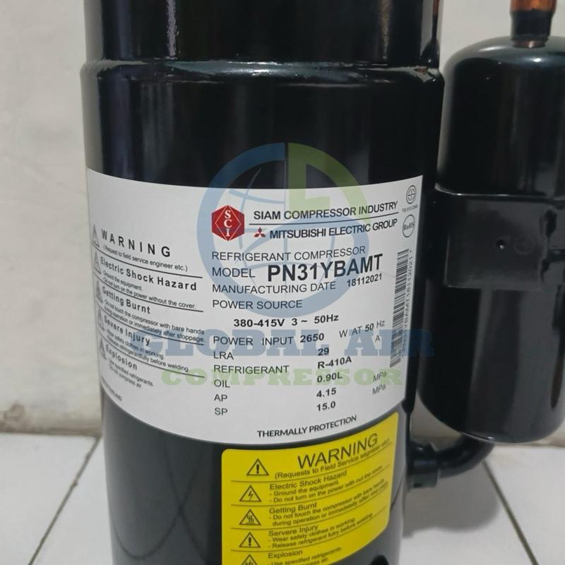 Compressor Mitsubishi SIAM PN31Y / PN31YBAMT (3PK R410 380V)