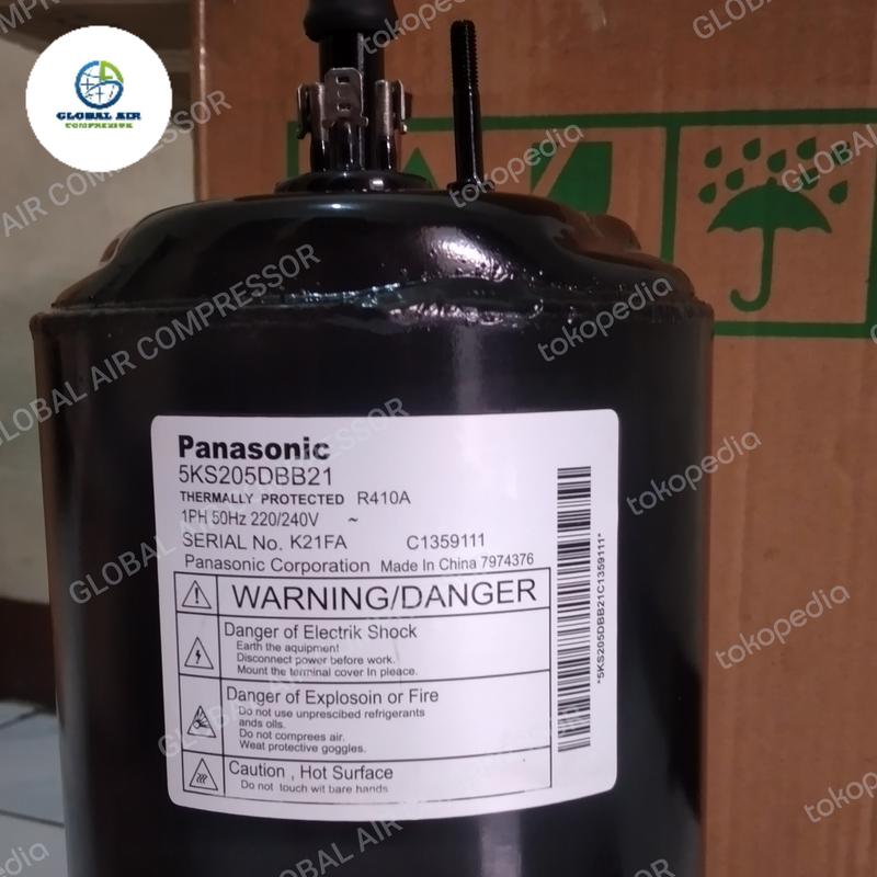 Compressor Panasonic 5KS205 / 5KS205D / 5KS205DBB21 2PK R410