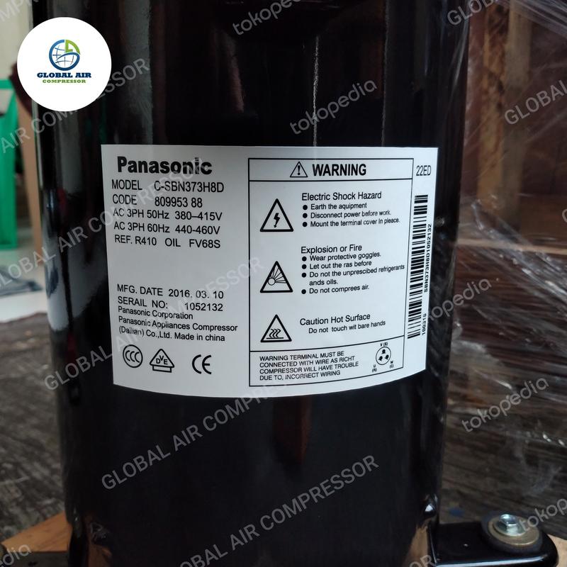 Compressor Panasonic C-SBN373 / C-SBN373H8D 5PK R410A 380V