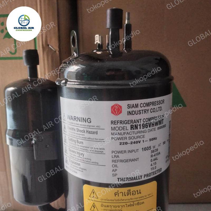 Compressor SIAM RN196/RN196V/RN196VHWMT (2HP R410A 220V)