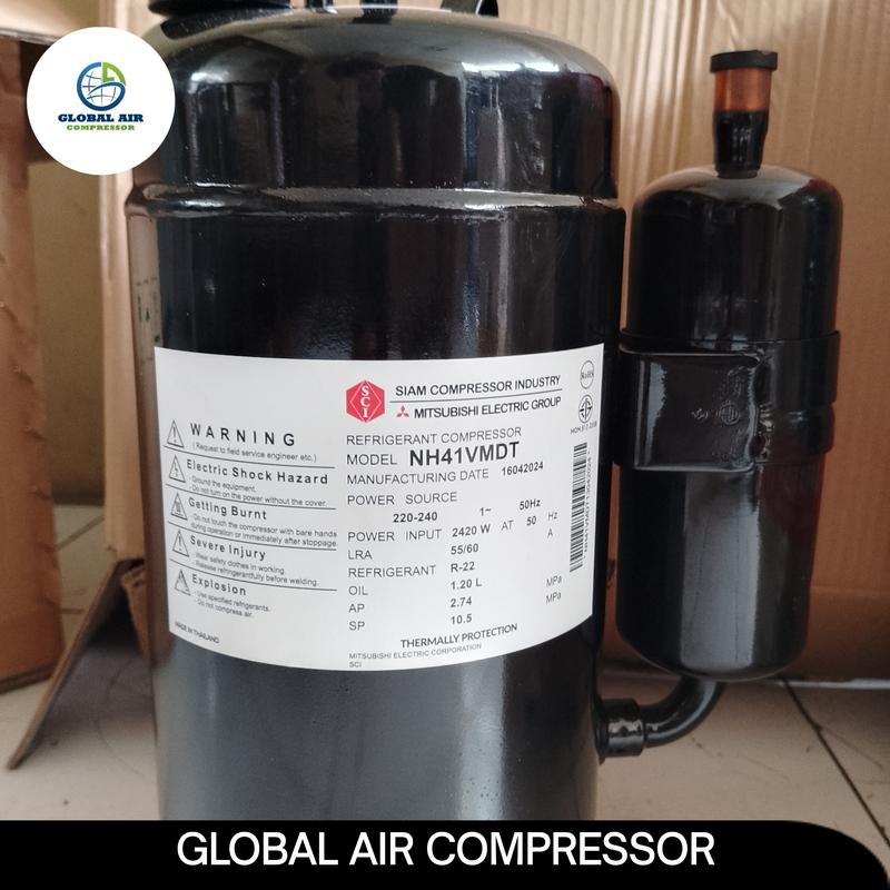 Compressor Mitsubishi SIAM NH41 / NH41VMDT 2,5PK R22 220V
