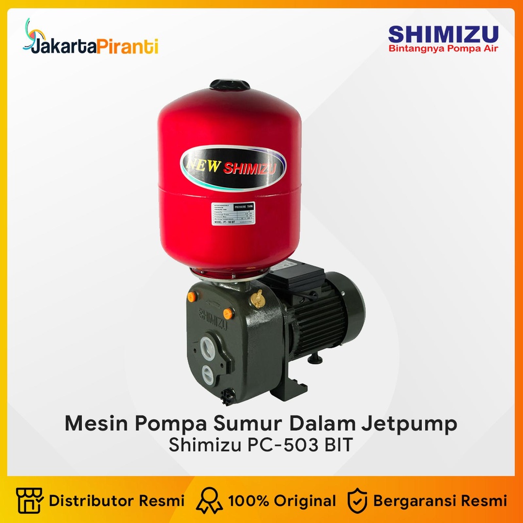 Jual Shimizu PC-503 BIT Mesin Pompa Air Sumur Dalam Jetpump Jet Pump ...