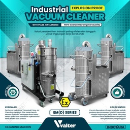 [EZM.1013301] Industrial Vacuum Cleaner Wet & Dry Valter - EM(D) Series (With Pulse Jet Cleaning) - VTR-VC11010EM.D