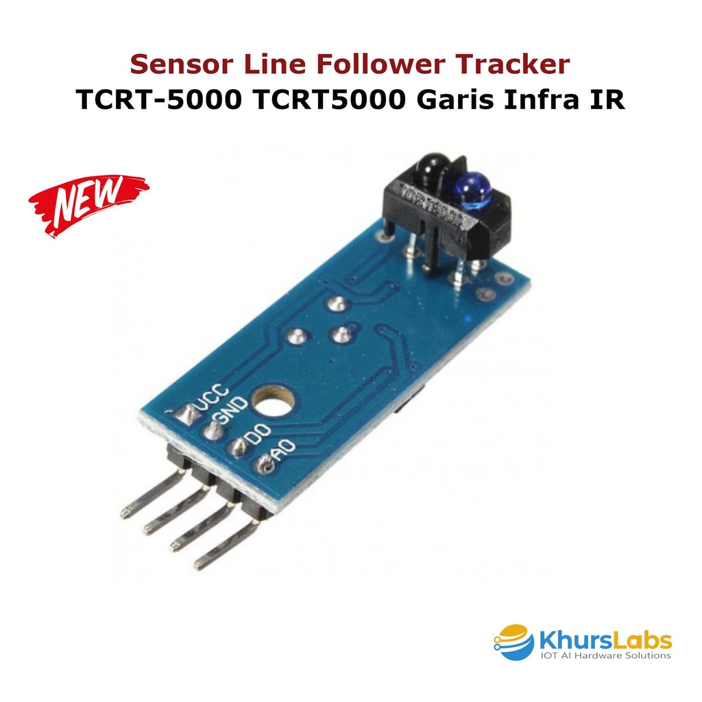 Jual Sensor Line Follower Tracker Tracer TCRT-5000 TCRT5000 Garis Infra ...