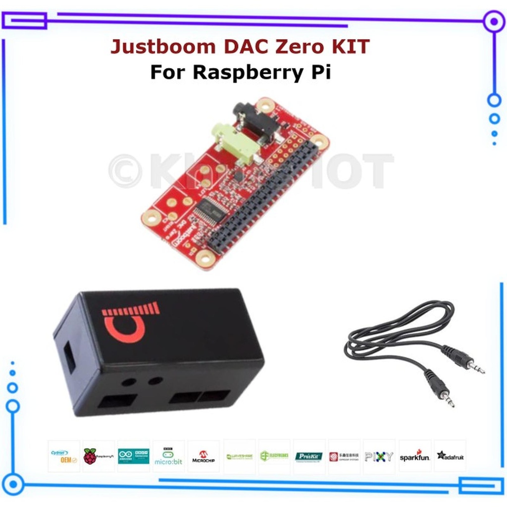 Jual JustBoom DAC Zero pHAT KIT Affordable High Quality Raspberry Pi ...