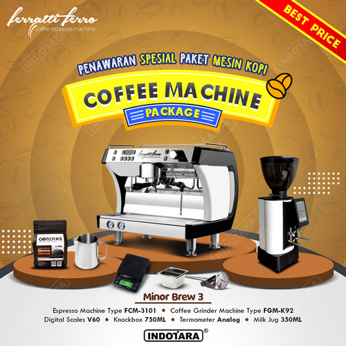Paket Mesin Kopi Minor Brew 1 - 9