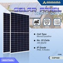 Solar Panel Monocrystalline 144 Cells - Arakawa 460WP