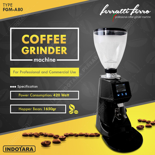 Coffee Grinder Machine / Alat Penggiling Kopi Ferratti Ferro FGM-A80