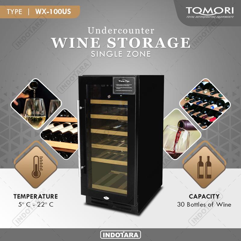 Tomori Undercounter Wine Cooler WX100US