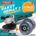 Paket Hemat 2 - Gerinda Tangan HG9523 - 2 Pack Mata Gerinda Potong