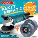 Paket Hemat 2 - Gerinda Tangan HG954 - 2 Pack Mata Gerinda Potong