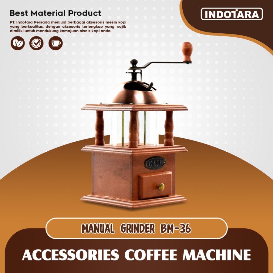 Gilingan Kopi Manual / Manual Coffee Grinder Vintage - BM36