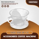 Dripper V60 Plastic / Plastic Filter Cup - F21