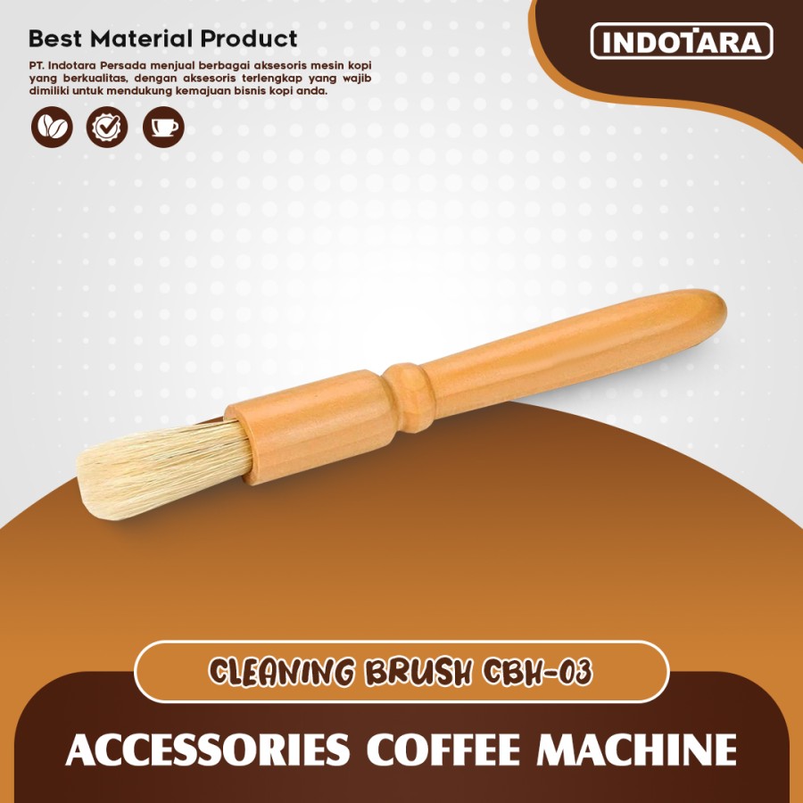 Kuas Pembersih Mesin Kopi / Soft Cleaning Brush - CBH03