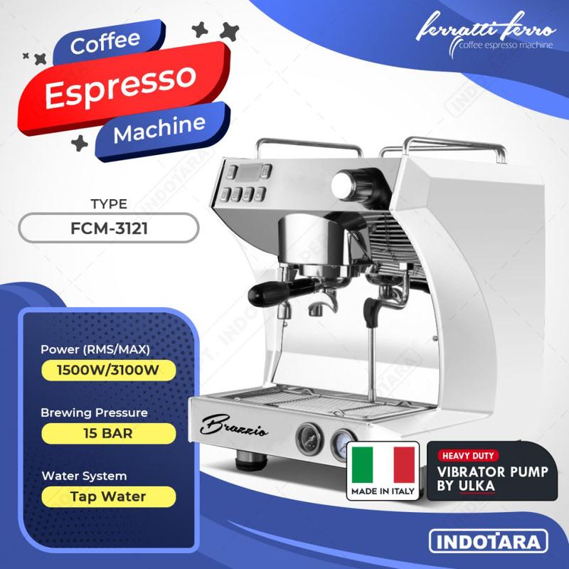 Mesin Kopi Espresso / Espresso Machine Ferratti Ferro FCM-3121