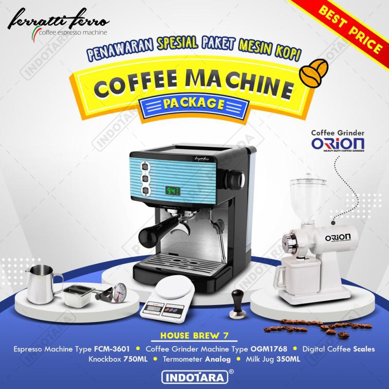 Paket Mesin Kopi Espresso House Brew 7 - 8 - 9