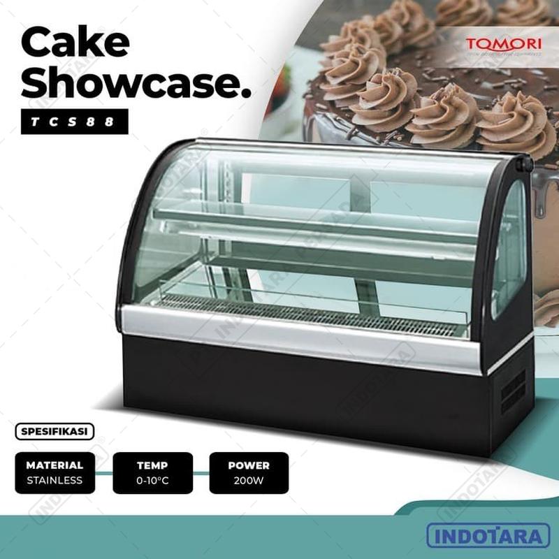 Cake Showcase Curved Tomori - TCS88