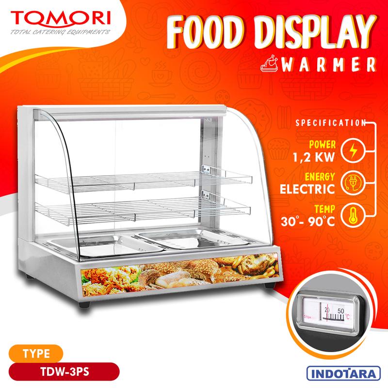 Mesin Penghangat Makanan / Food Display Warmer TDW-3PS