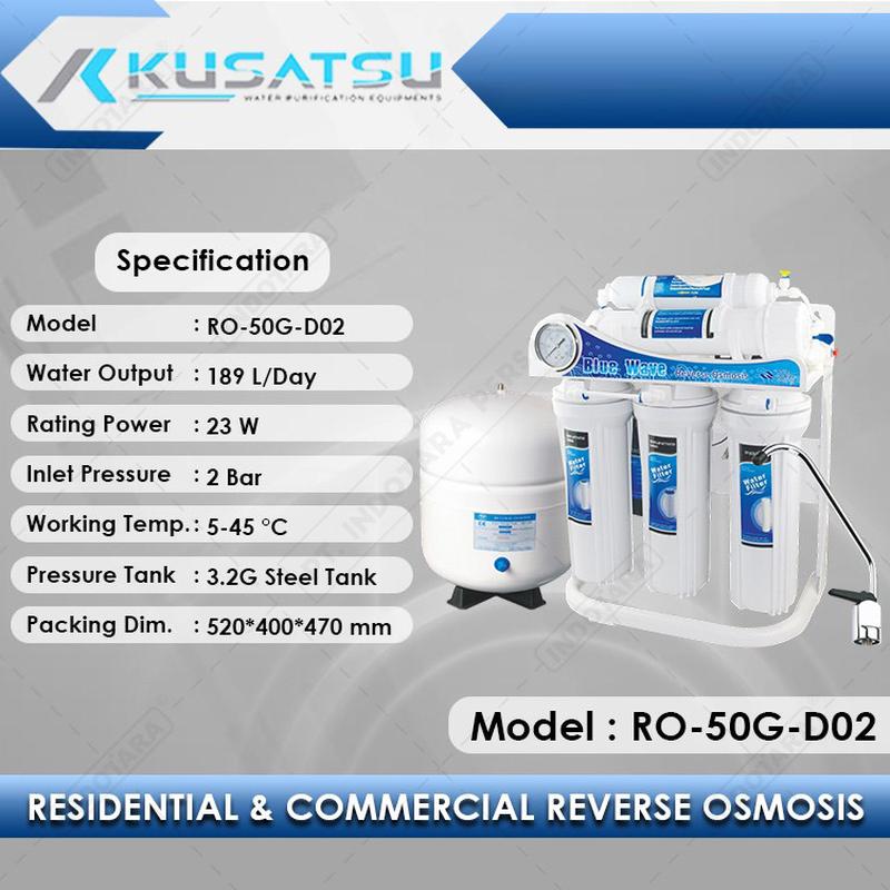 Reverse Osmosis RO-50G-D02 189L 23W Kusatsu