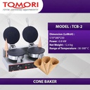TOMORI Plate Cone Baker TCB-2 / Alat pembuat Cone Es Krim
