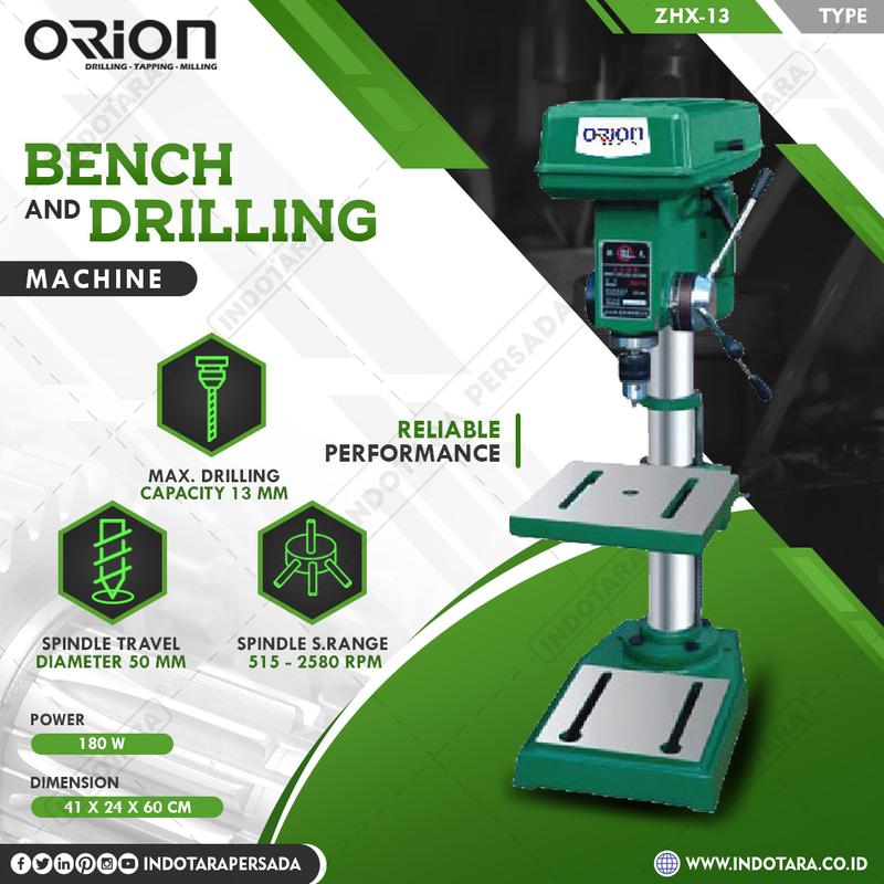 Mesin Bor Duduk Orion Light Bench Drilling Machine ZHX-13