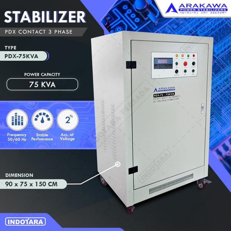 STABILIZER ARAKAWA PDX 3 PHASE PDX75KVA