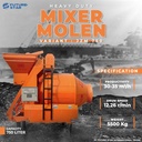 Concrete Mixer 750L / MIXER SEMEN BESAR / MIXER MOLEN SEMEN JZM750