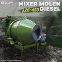 MESIN PENGADUK SEMEN DIESEL 450L / Molen Concrete Mixer Diesel