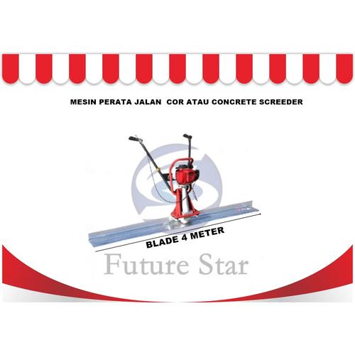 MESIN PERATA SEMEN BETON CONCRETE HONDA Blade 4 meter