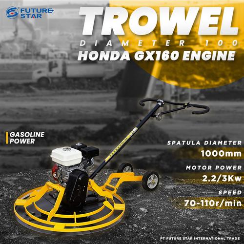 TROWEL MESIN HONDA DIAMETER 100 / MESIN PERATA SEMEN BENSIN