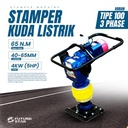 Stamper kuda listrik 3 PHASE mesin pemadat aspal tanah listrik 100