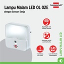 Brennenstuhl Lampu Kamar Tidur LED Night Light OL02E - 1173220 / Night Lamp Lampu Malam